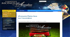 Desktop Screenshot of accordeonmontmagny.com